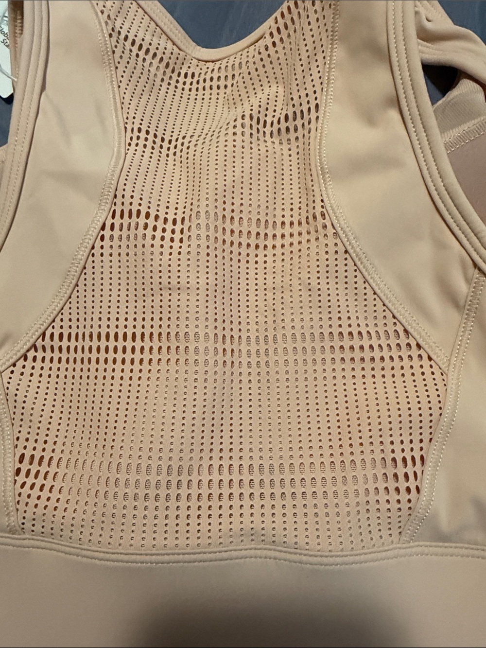 Yvette Front-Zip High Support Sports Bra - Nude - Picture 6 of 7